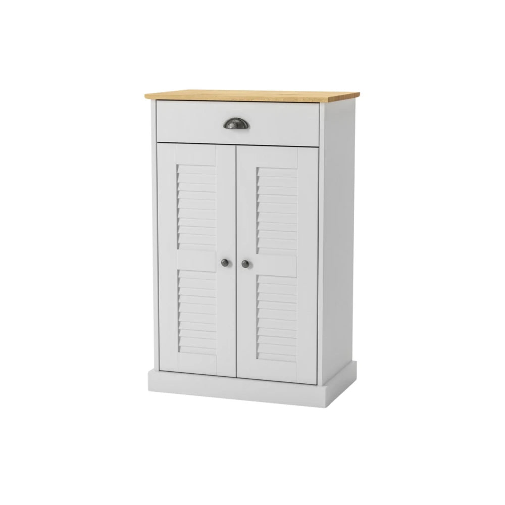 Zapatera - 2 Puertas - 1 Cajón - Línea Oslo - Blanco