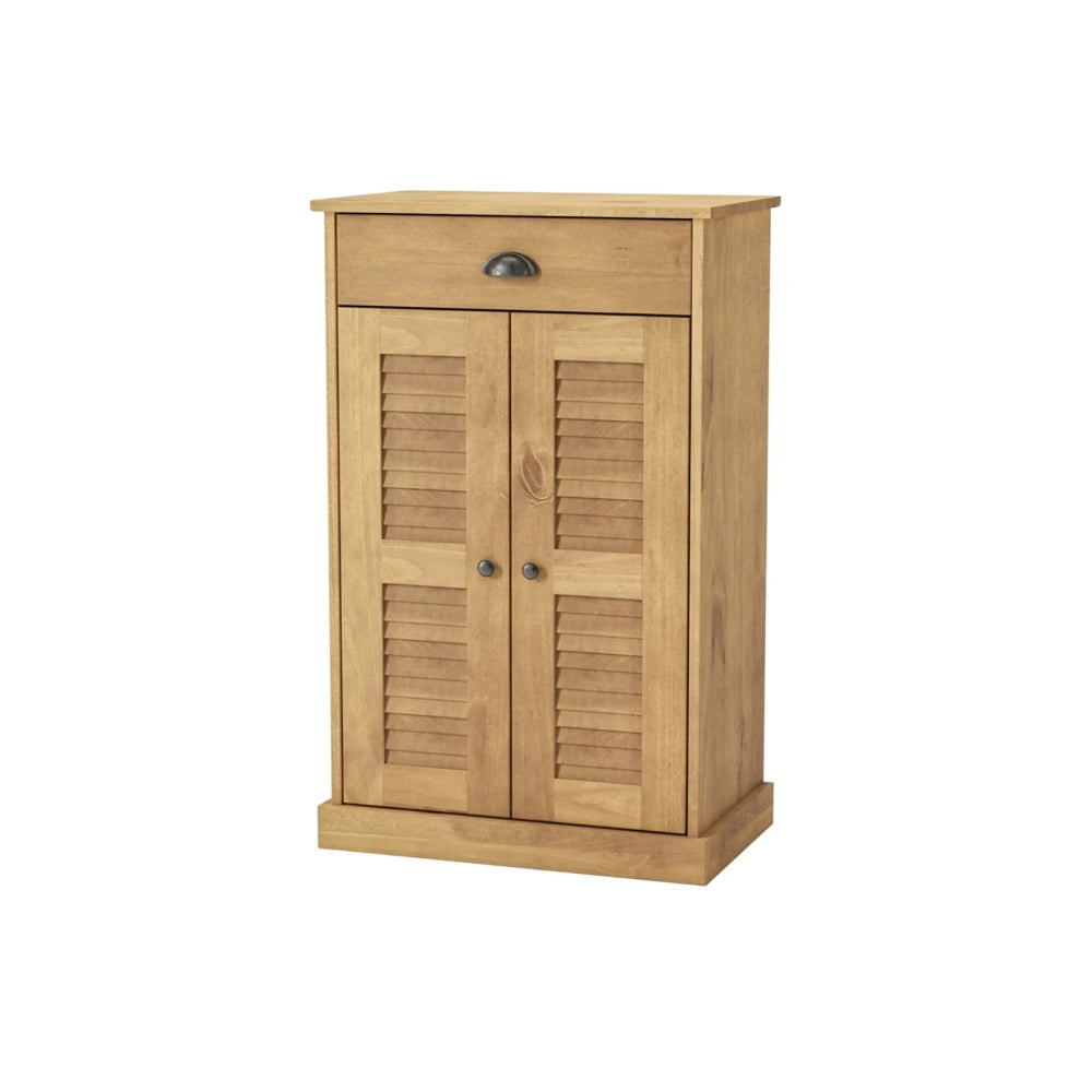 Zapatera - 2 Puertas - 1 Cajón - Línea Oslo - Natural