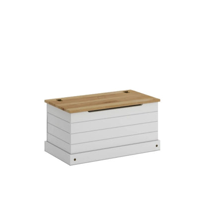Baul - Pie De Cama - Living - Línea Monterrey - Blanco