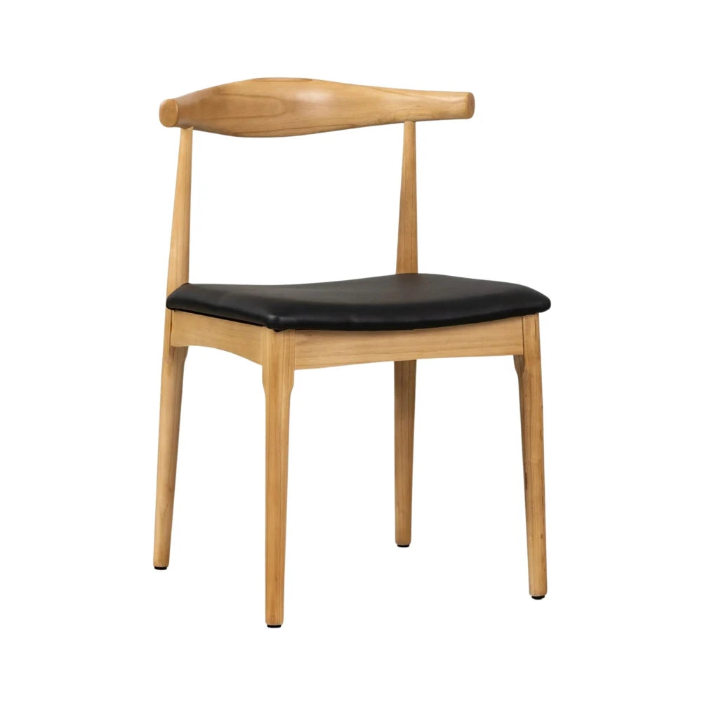 Silla de comedor de madera estilo escandinavo - Loria - Línea Serena