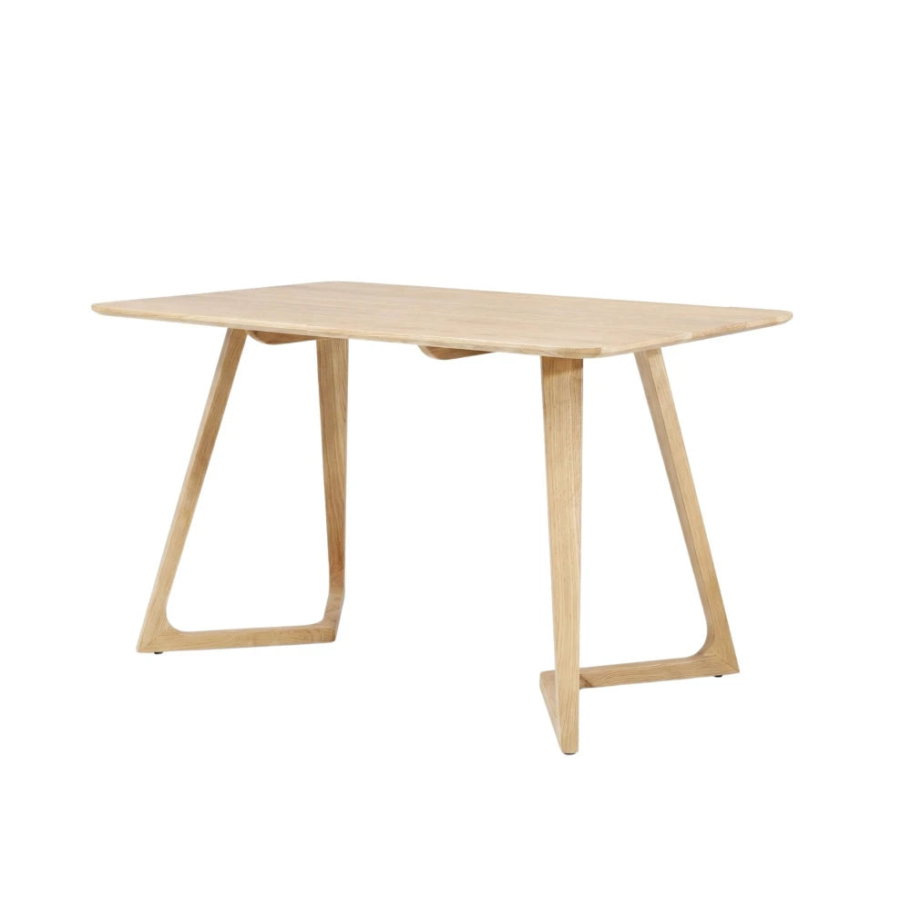 Mesa de comedor Aura - Madera Maciza 120 cm - Línea Serena