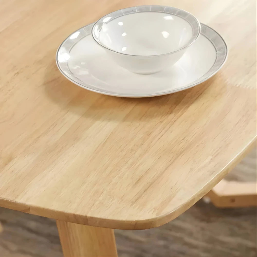 Mesa de comedor Aura - Madera Maciza 120 cm - Línea Serena