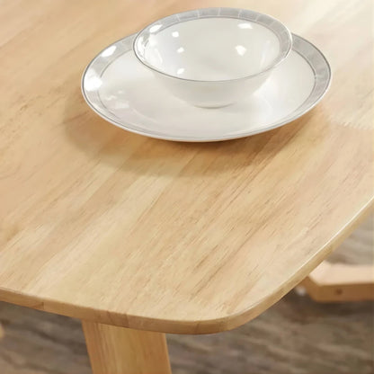 Mesa de comedor Aura - Madera Maciza 120 cm - Línea Serena