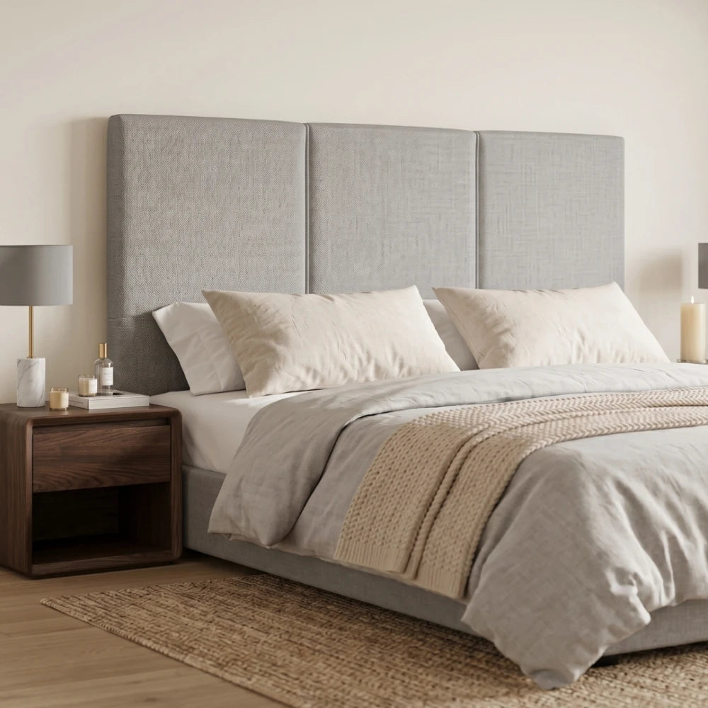 Respaldo Luxor - Queen - Gris