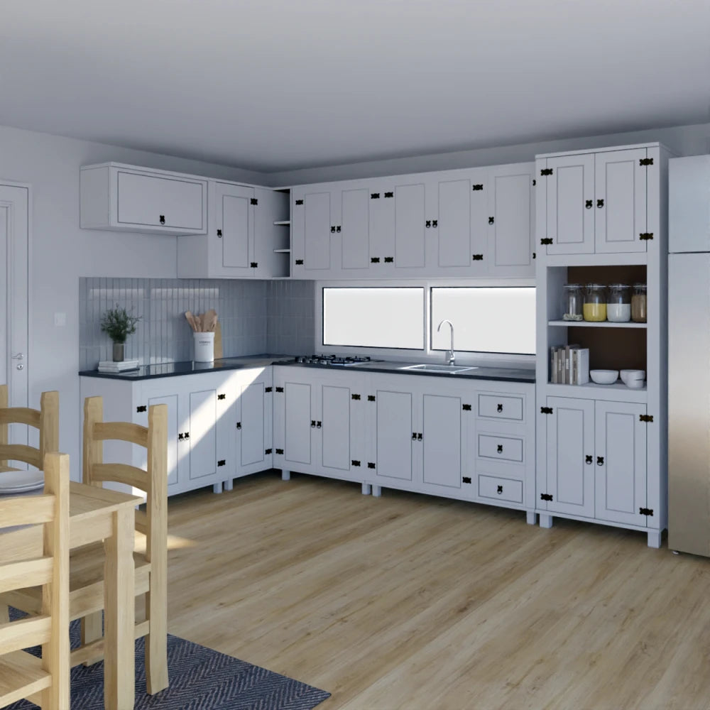 Aéreo 3 puertas - Línea Monterrey - Blanco