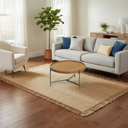 KIT Alfombra Arenas Flecos 160x230 cm + Mesa de Centro Aqua (G)