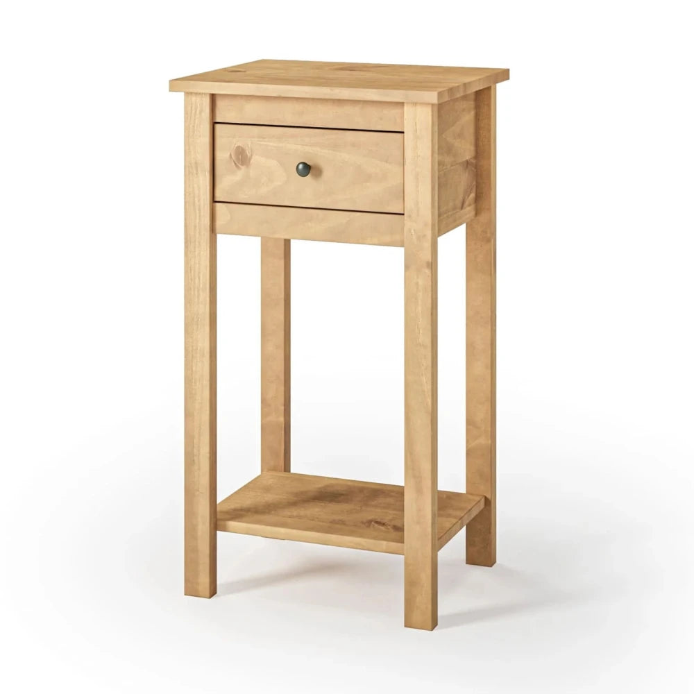 Mesa De Arrime Aparador 1 Cajón - Línea Maden - Marrón