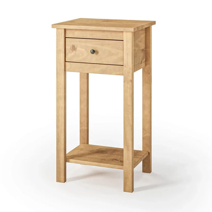 Mesa De Arrime Aparador 1 Cajón - Línea Maden - Marrón
