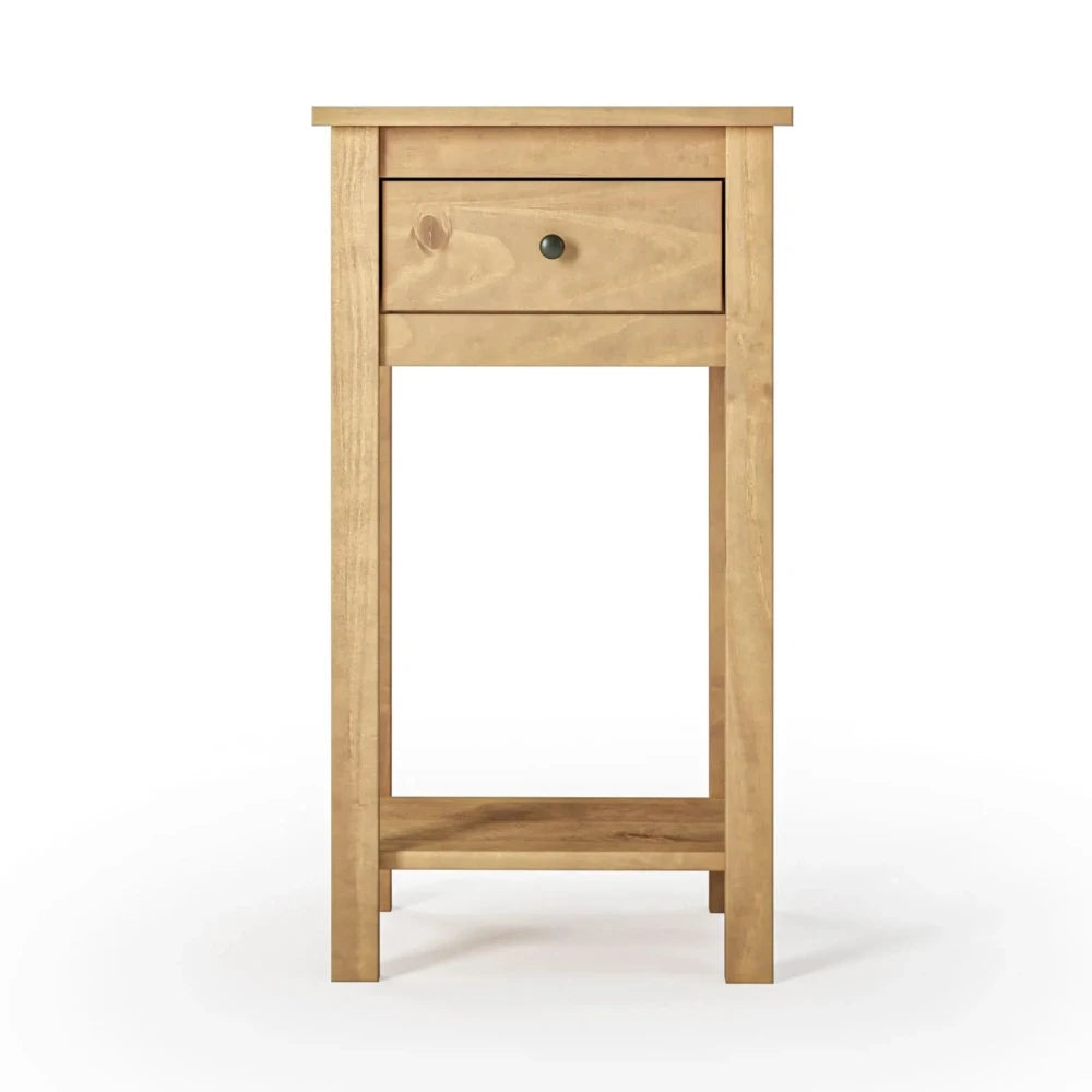 Mesa De Arrime Aparador 1 Cajón - Línea Maden - Marrón