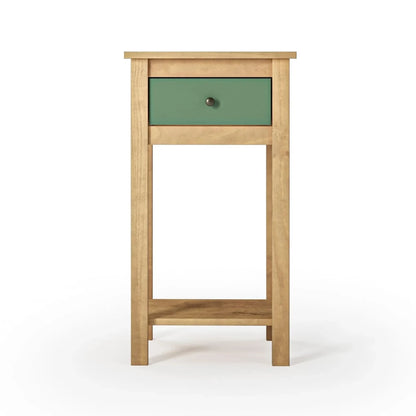 Mesa De Arrime Aparador 1 Cajón - Línea Maden - Verde