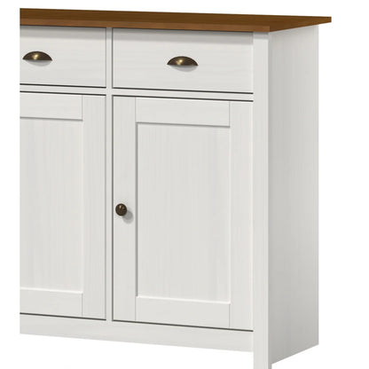 Aparador - 3 Puertas 3 Cajones - Línea Colonial - Blanco