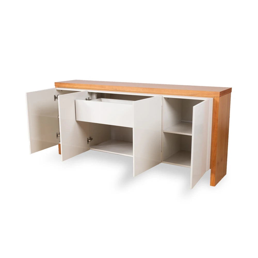 Aparador Buffet NORD 1.8 - Linea Nevada - Off White / Cinamomo