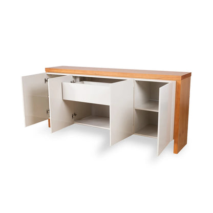 Aparador Buffet NORD 1.8 - Linea Nevada - Off White / Cinamomo