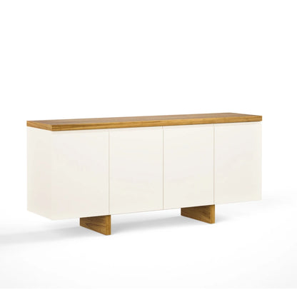 Aparador Buffet SUD 1.8 - Linea Nevada - Off White / Cinamomo