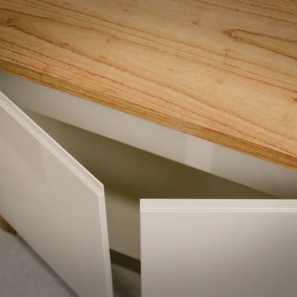 Aparador Buffet SUD 1.8 - Linea Nevada - Off White / Cinamomo