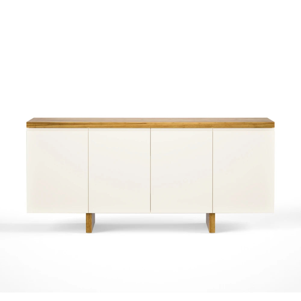 Aparador Buffet SUD 1.8 - Linea Nevada - Off White / Cinamomo