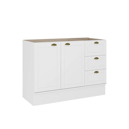 Bajo Mesada Esencial 120cm Blanco