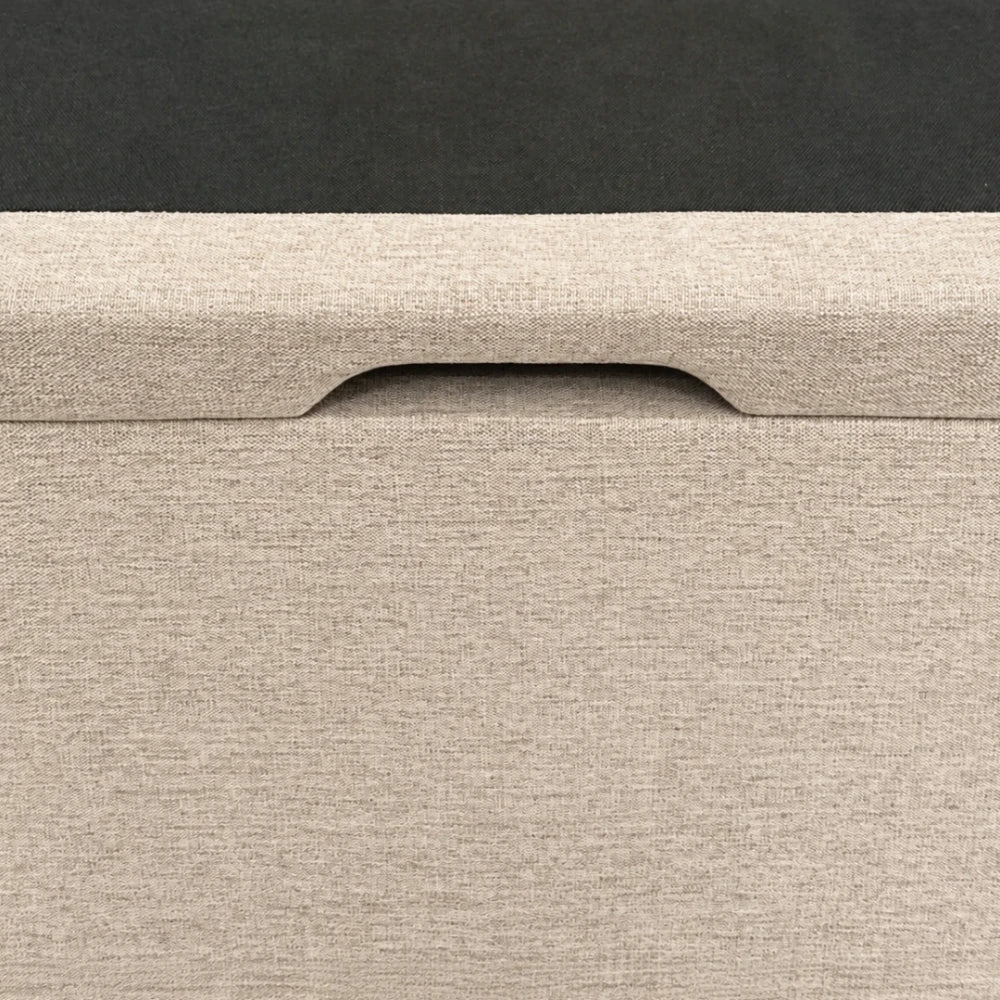 Base Baúl King Amplio espacio interior Lino 193 - Slyne Basic