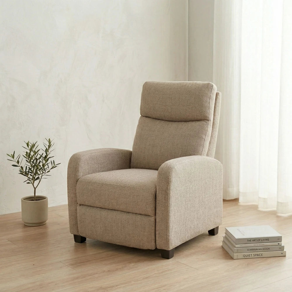 Butaca 1 Cuerpo Tela Repelente al Agua Living - Beige