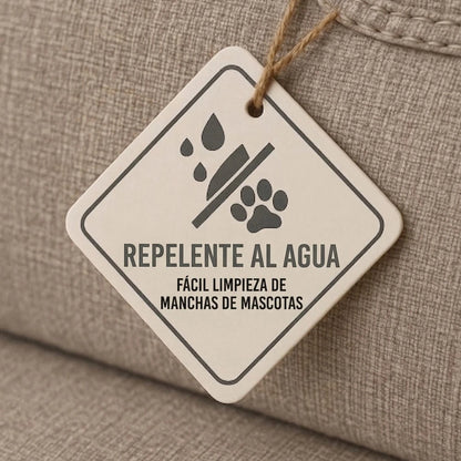 Butaca 1 Cuerpo Tela Repelente al Agua Living - Beige