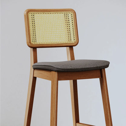 Butaca Épsilon - Línea Nevada - Ratan - Lino/Natural