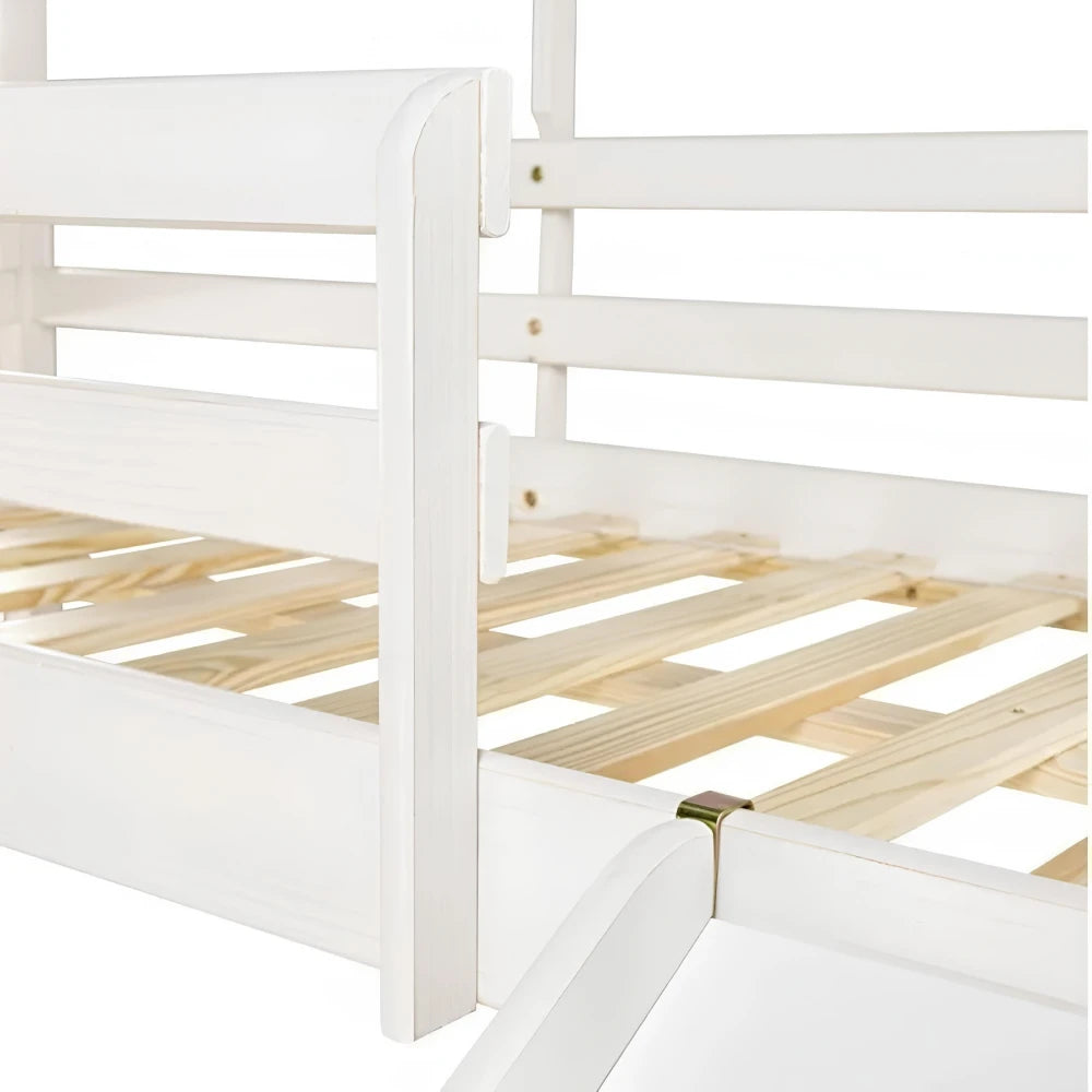 Cama Cabaña 1 Plaza Infantil - Blanco