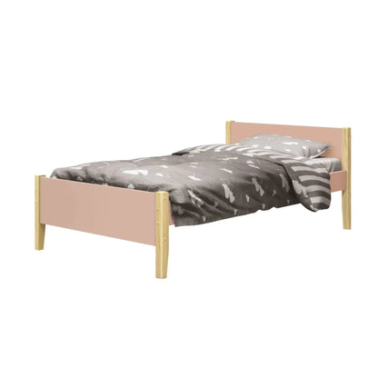 Cama 1 Plaza - Simba - Rosa/ Natural