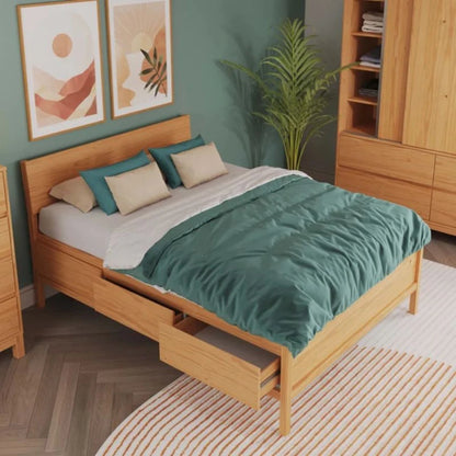 Cama 2 plazas - Madera Maciza Pino - Siena