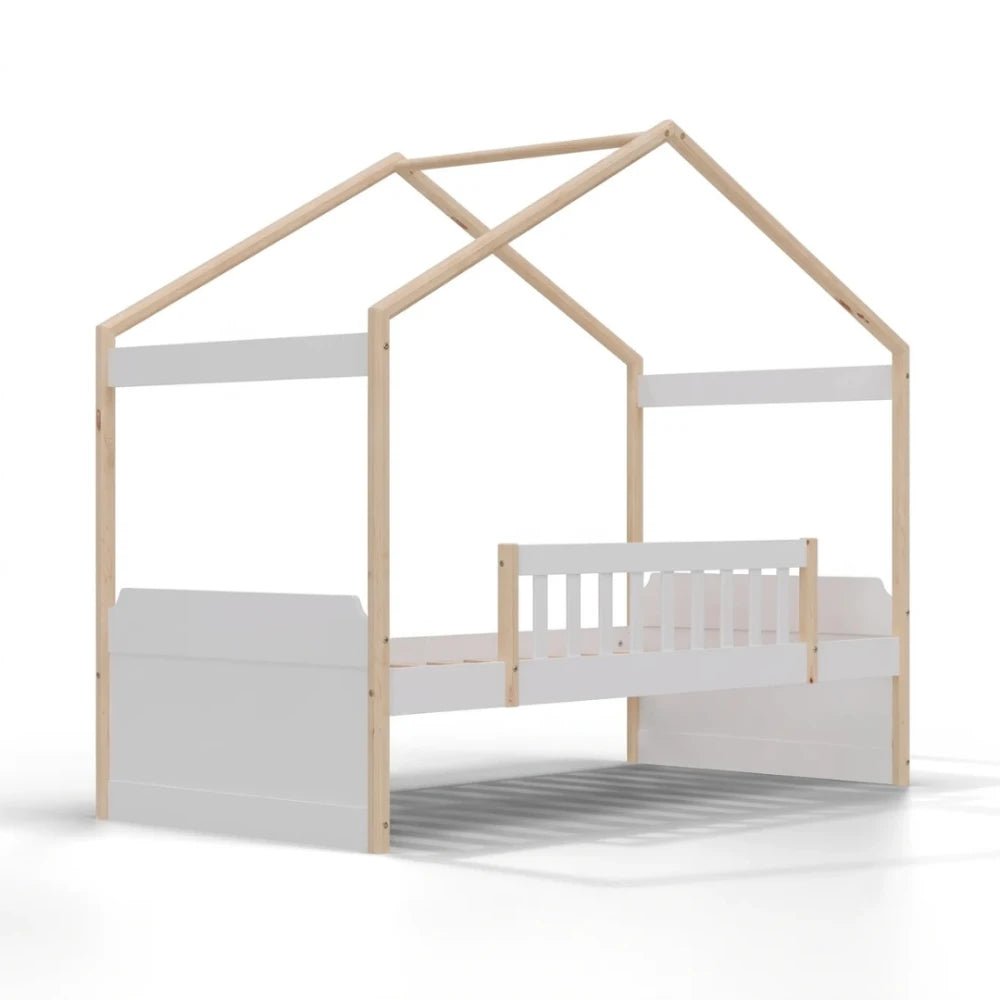 Cama Cabaña 1 Plaza Infantil - Blanco