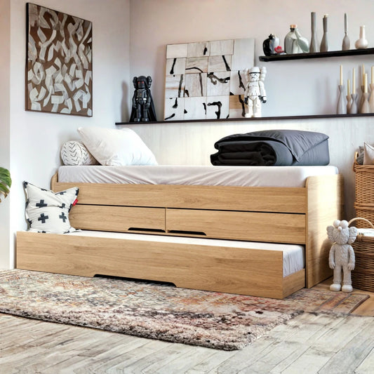 Cama Marinera 1 plaza con cajones - Línea Nordik - Text Frizz