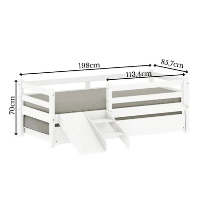 Cama marinera 1 Plaza Infantil - Blanco