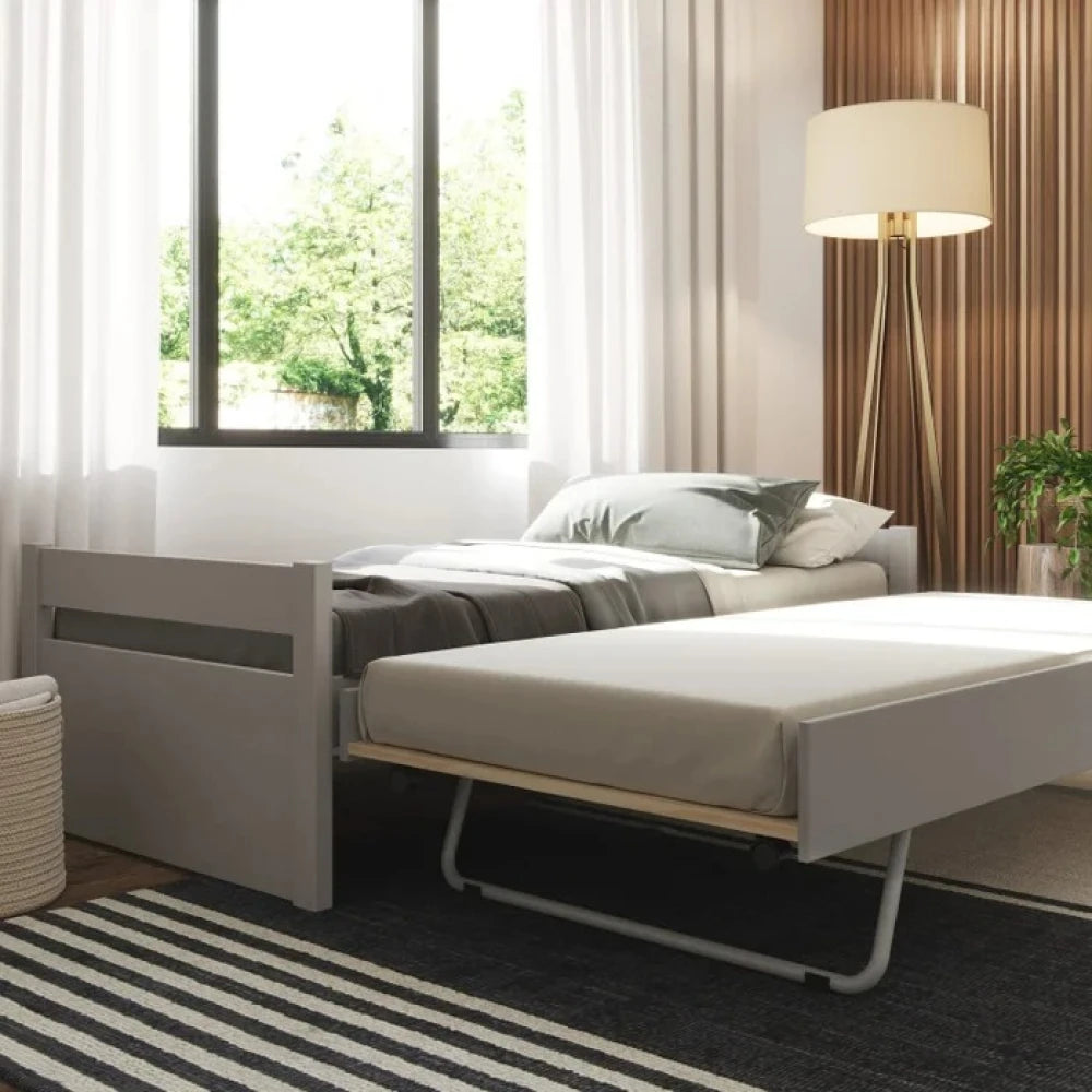 Cama Marinera 1 plaza - Nois - Madera Maciza - Gris