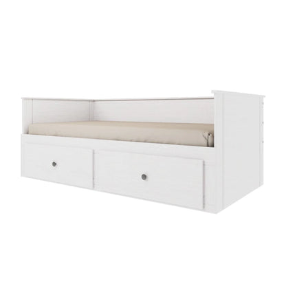 Cama Somnus 1 Plaza / auxiliar - Funcional - Blanco