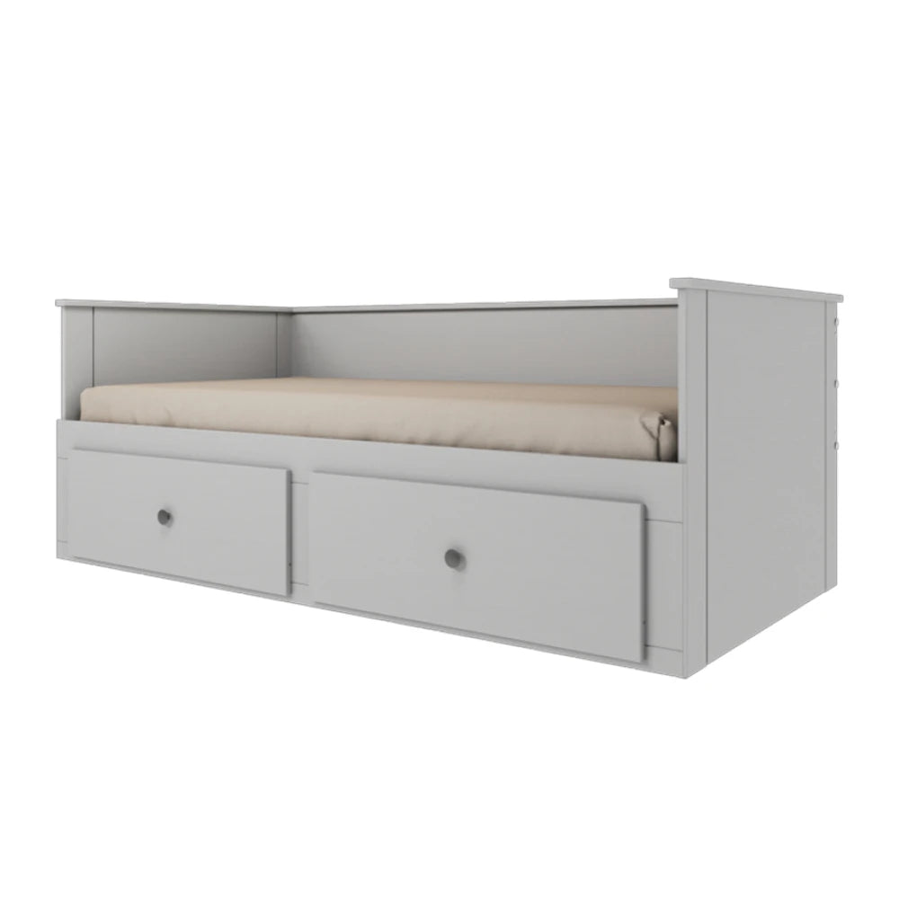 Cama Somnus 1 Plaza / auxiliar - Funcional - Blanco