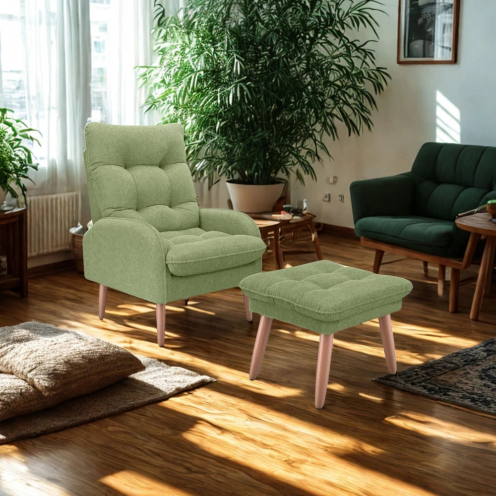 Kit Poltrona + Puff Relax - Verde