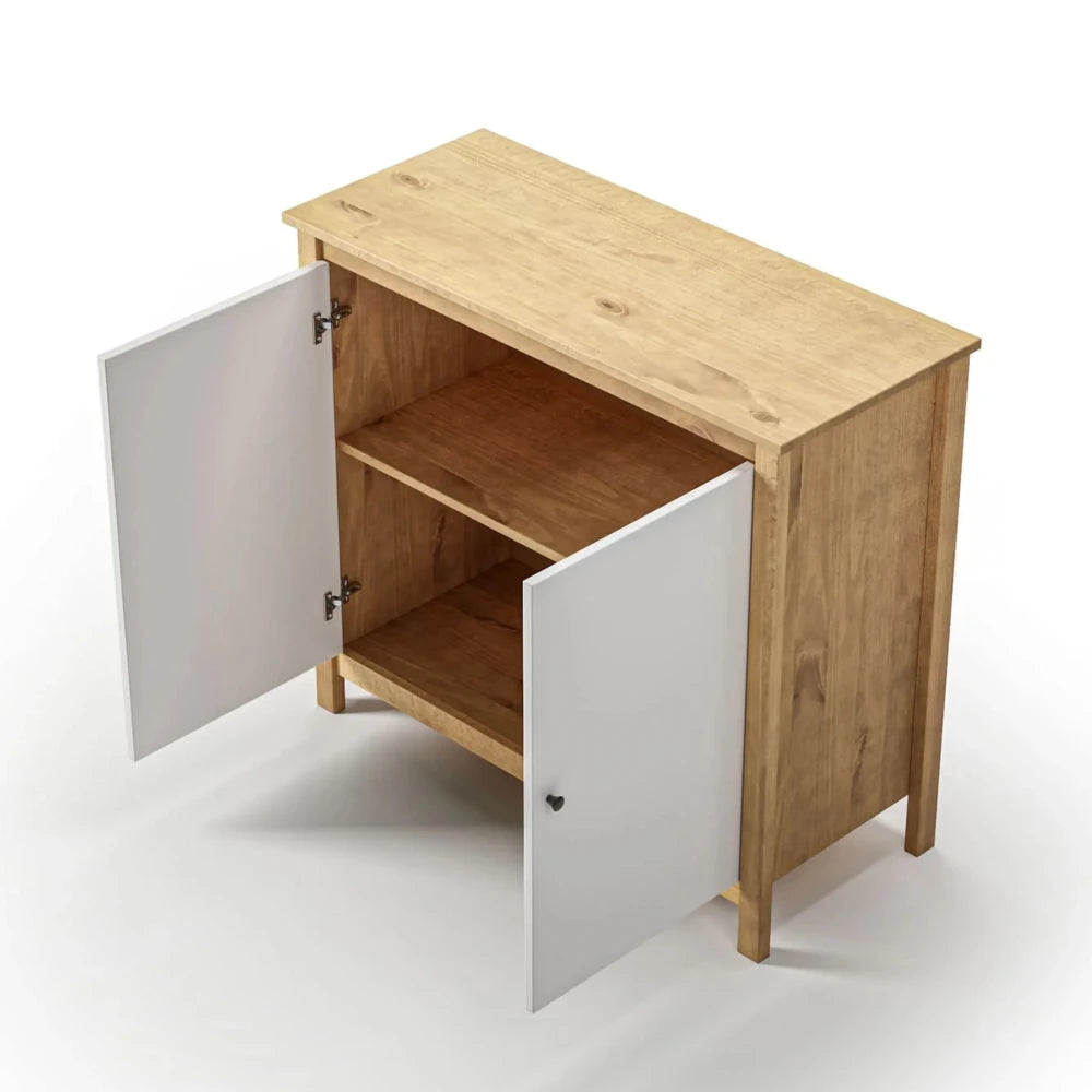 Cómoda 2 Puertas - Línea Maden - Blanco