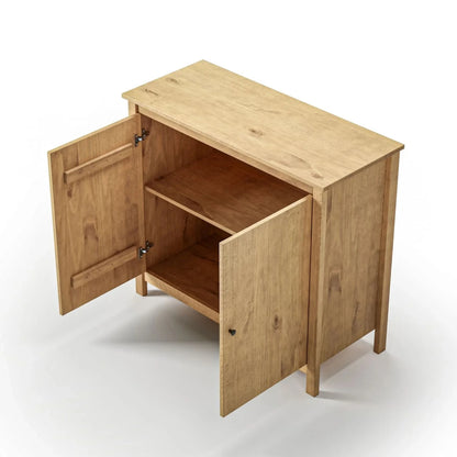 Cómoda 2 Puertas - Línea Maden - Marrón