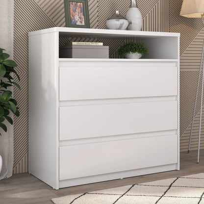 Cómoda 3 Cajones - Línea Clara - Gris