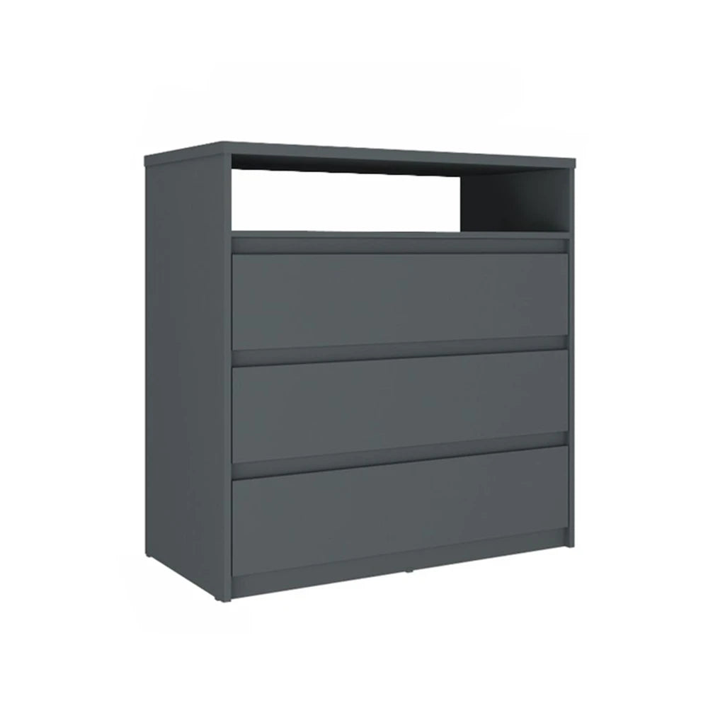 Cómoda 3 Cajones - Línea Clara - Gris