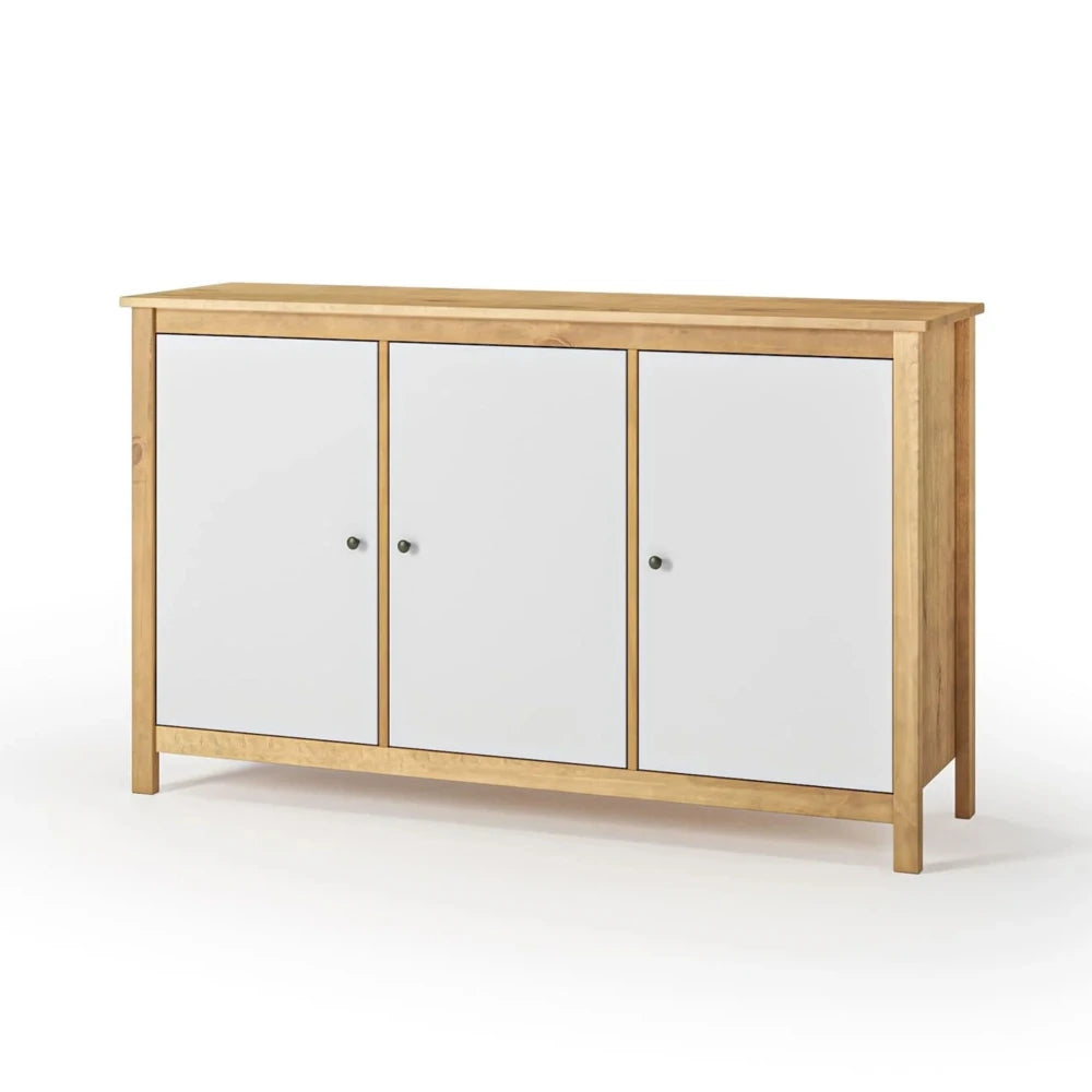 Cómoda Aparador 3 Puertas - Línea Maden - Blanco
