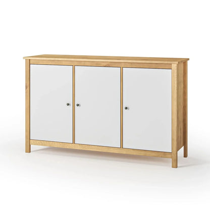 Cómoda Aparador 3 Puertas - Línea Maden - Blanco