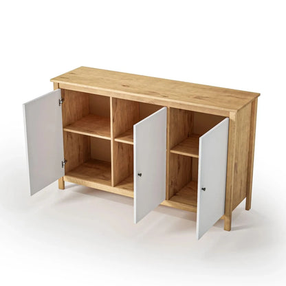 Cómoda Aparador 3 Puertas - Línea Maden - Blanco