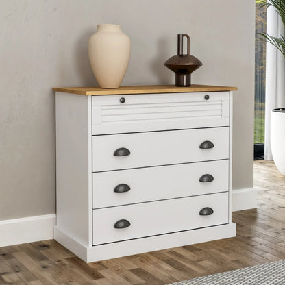 Cómoda 4 cajones - Línea Oslo - Blanco