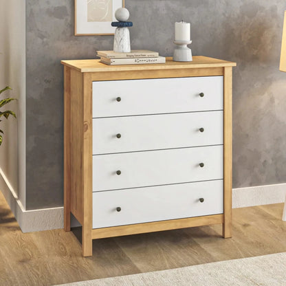Cómoda 4 Cajones - Línea Maden - Blanco