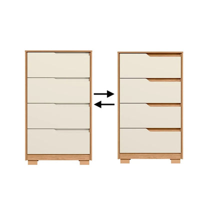 Comoda 4 Cajones - Línea FIT - Marrón