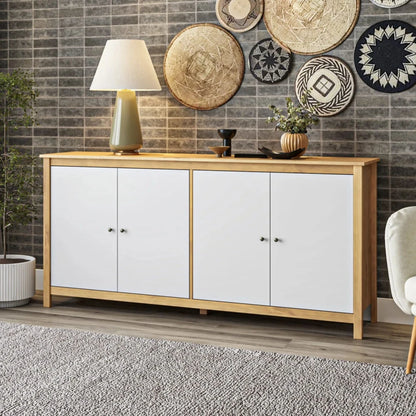 Aparador Cómoda 4 Puertas - Línea Maden - Marrón