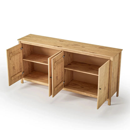 Aparador Cómoda 4 Puertas - Línea Maden - Marrón