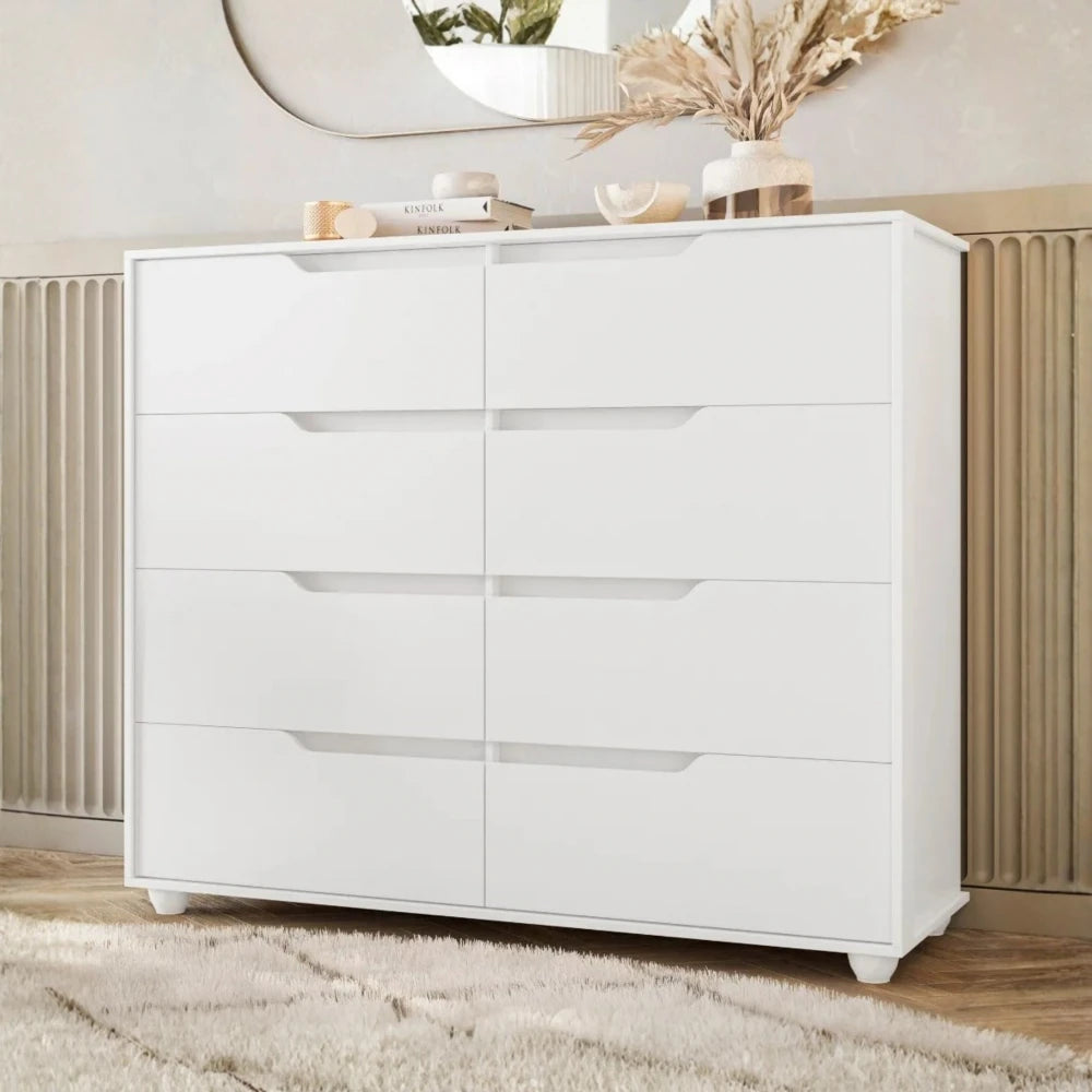 Comoda 8 Cajones - Línea FIT - Blanco