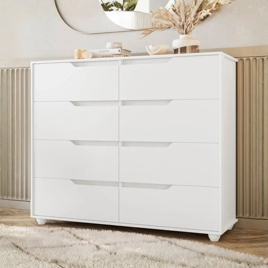 Comoda 8 Cajones - Línea FIT - Blanco