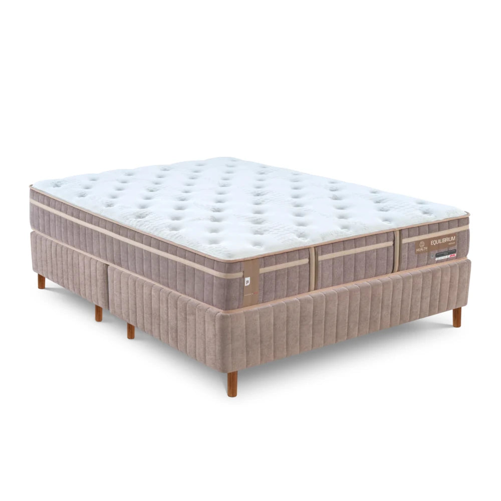 Conjunto Sommier Hasta 250kg Pikolin - King - Equilibrium